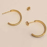 Greek Meander Hoop Earrings
