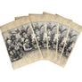 Pack of 5 Christmas cards: Hogarth's Chorus of Singers