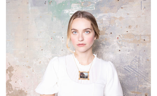 Hogarth Painting Necklace
