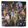 A Rake Divided Silk Scarf