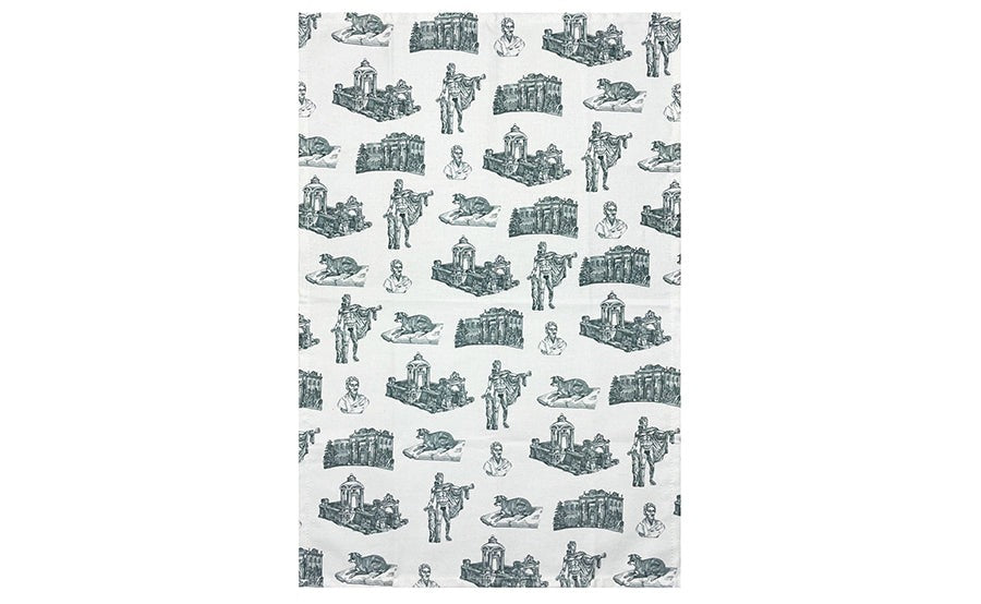 Soane Toile Green Tea Towel