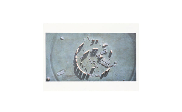 Plan of Stonehenge Postcard