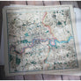 Vicinity of London Map circa 1847