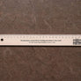 Soane Lecture Wooden Ruler