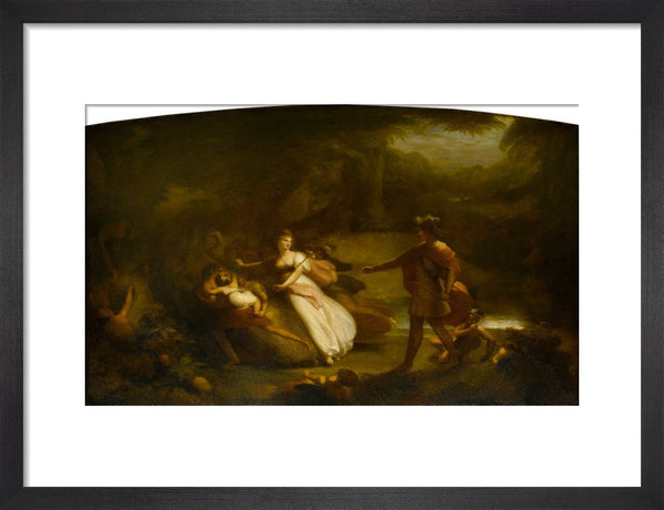 The Contention of Oberon and Titania for the Indian Boy from William Shakespeare's 'A Midsummer Night's Dream' Act II