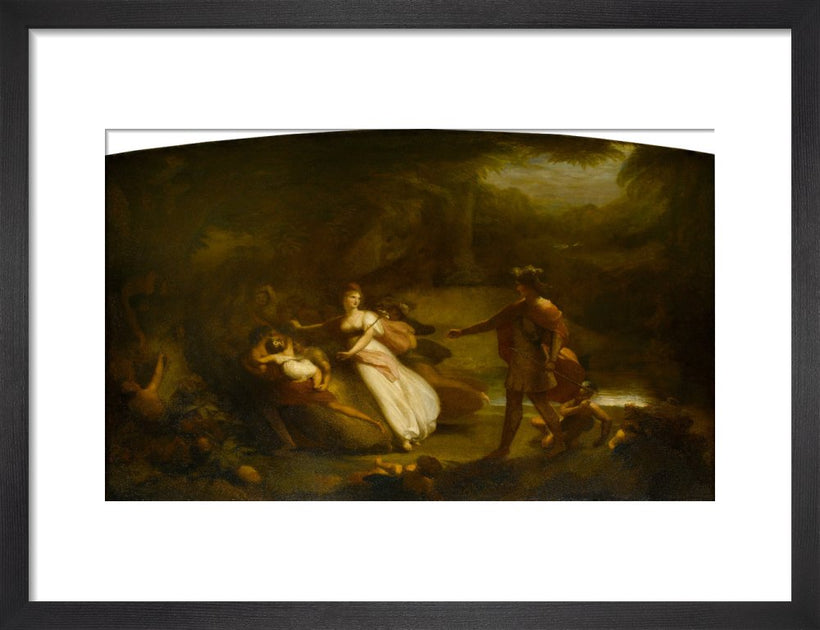 The Contention of Oberon and Titania for the Indian Boy from William Shakespeare's 'A Midsummer Night's Dream' Act II