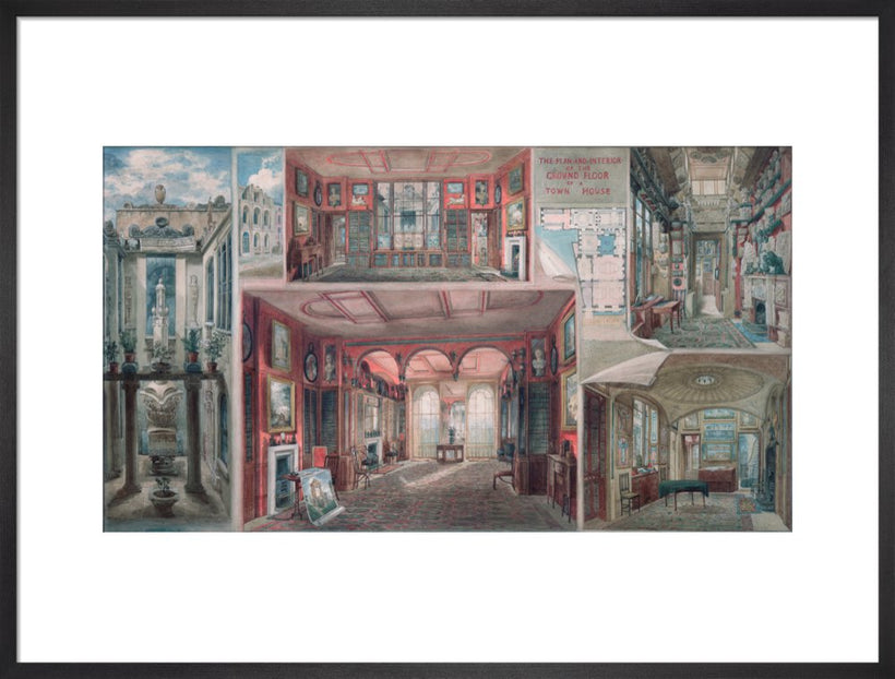 Composite view of Lincoln's Inn Fields