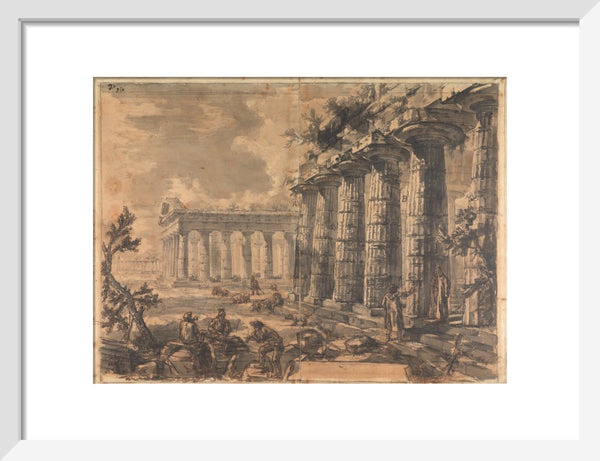 Paestum, Italy, Basilica and Temple of Neptune