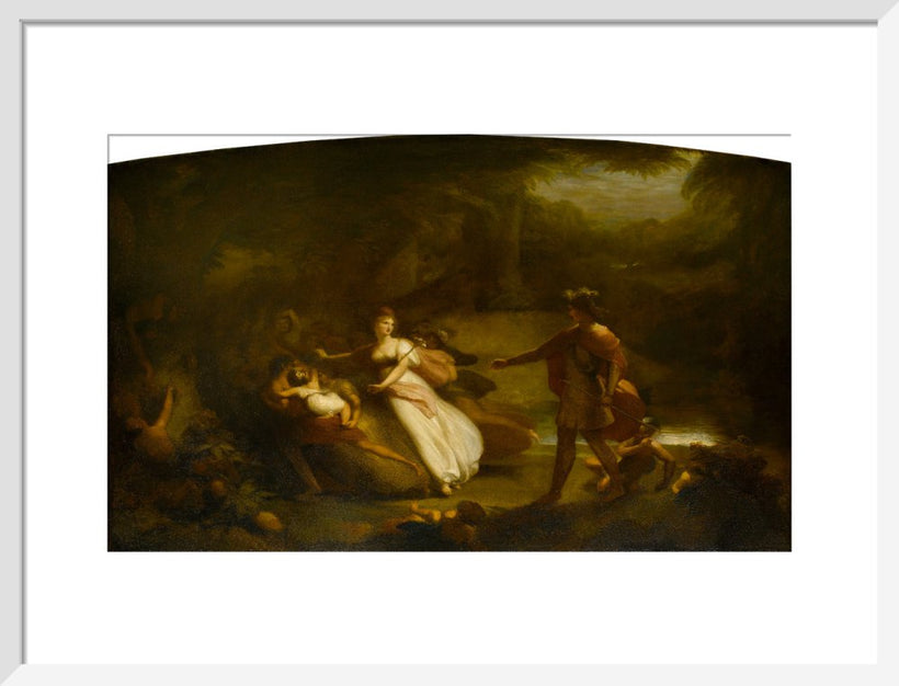 The Contention of Oberon and Titania for the Indian Boy from William Shakespeare's 'A Midsummer Night's Dream' Act II