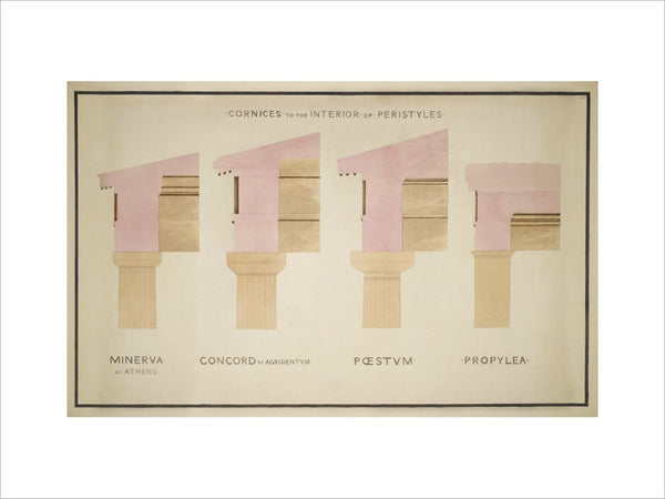 Doric Order: Cornices of Greek Buildings