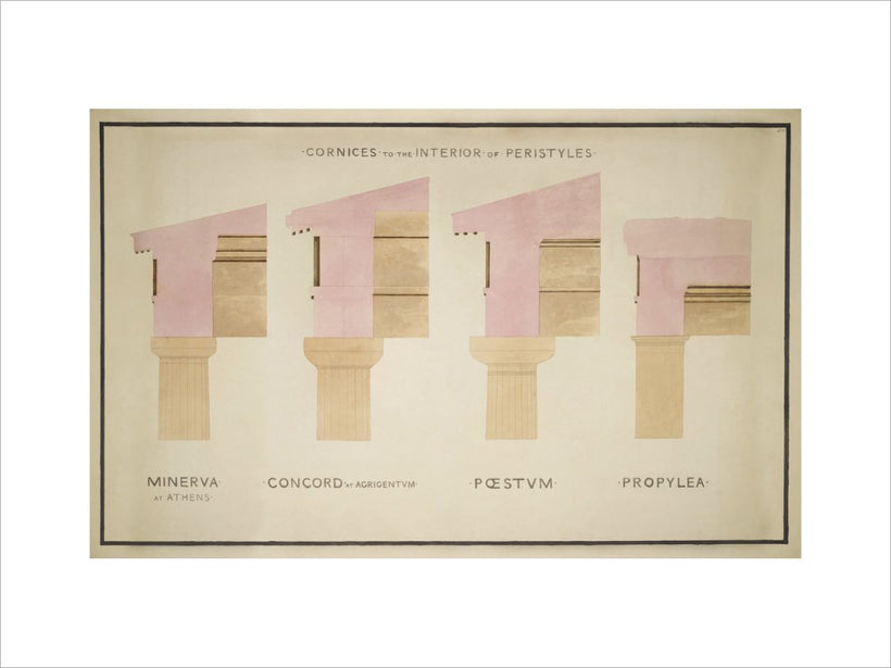 Doric Order: Cornices of Greek Buildings