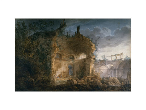A Vision of the Bank of England in Ruins by J. M. Gandy