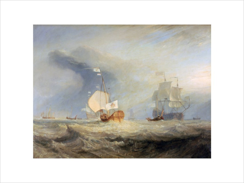 Admiral van Tromp's Barge by J. M. W Turner