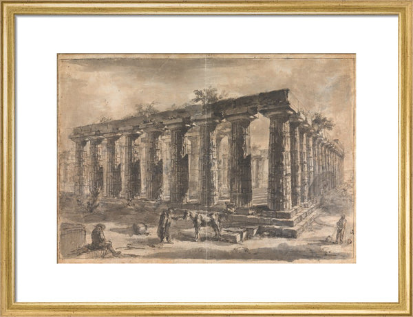 Paestum, Italy Exterior of the Basilica