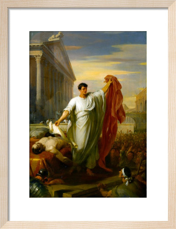 Marc Antony Reading the Will of Caesar