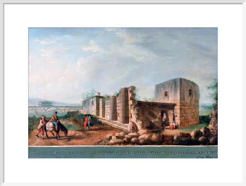 View of the Remains of the Temple (supposed to be of Esculapius) at Agrigentum (4 of 6)