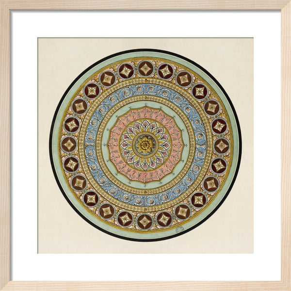 Unexecuted Manocchi Drawing for a Ceiling or a Carpet I, c1765-66