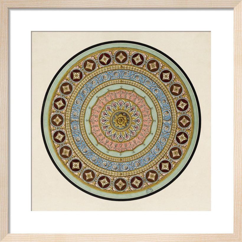 Unexecuted Manocchi Drawing for a Ceiling or a Carpet I, c1765-66