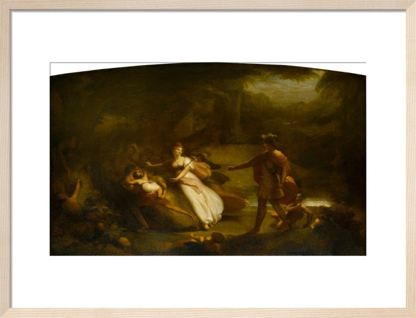 The Contention of Oberon and Titania for the Indian Boy from William Shakespeare's 'A Midsummer Night's Dream' Act II