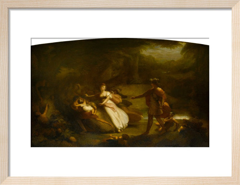 The Contention of Oberon and Titania for the Indian Boy from William Shakespeare's 'A Midsummer Night's Dream' Act II