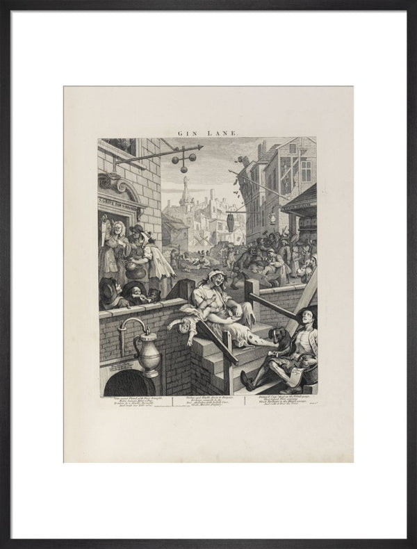 Gin Lane by William Hogarth