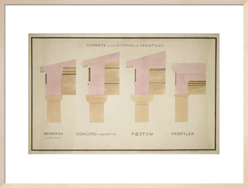 Doric Order: Cornices of Greek Buildings