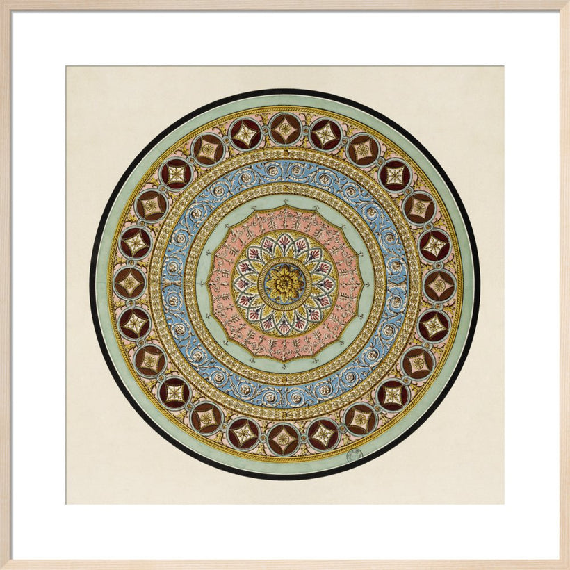 Unexecuted Manocchi Drawing for a Ceiling or a Carpet I, c1765-66