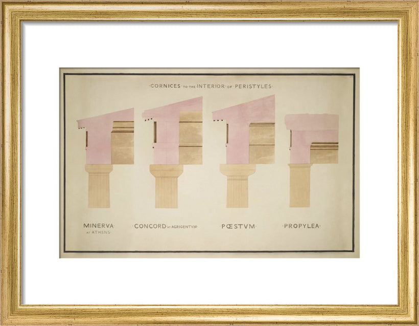 Doric Order: Cornices of Greek Buildings