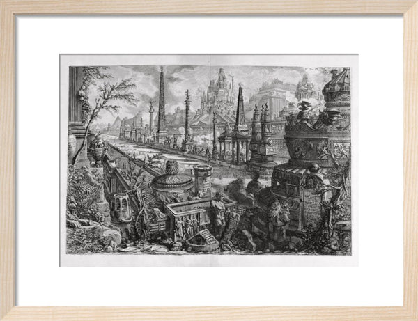 Circus of Mars with neighbouring Monuments viewed at the Via Appia