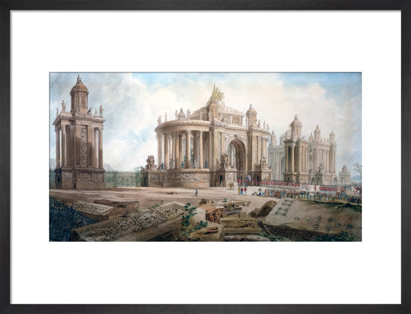 Design (by John Soane) for an Entrance to London