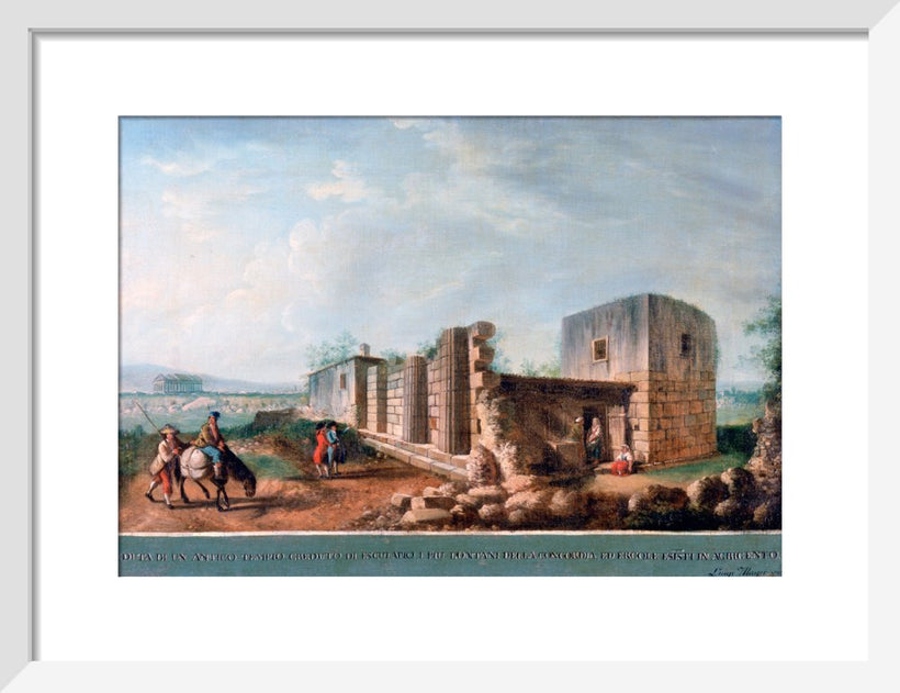 View of the Remains of the Temple (supposed to be of Esculapius) at Agrigentum (4 of 6)