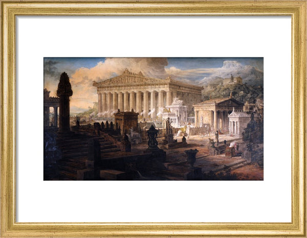 Architectural Composition : A restoration of the Temple of Ceres and other ancient buildings at Eleusis