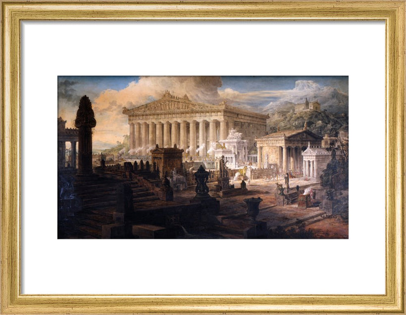 Architectural Composition : A restoration of the Temple of Ceres and other ancient buildings at Eleusis