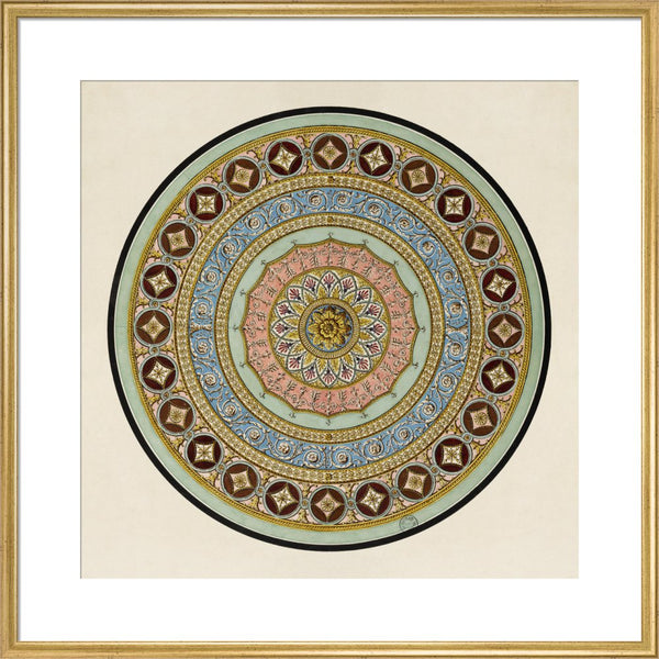 Unexecuted Manocchi Drawing for a Ceiling or a Carpet I, c1765-66