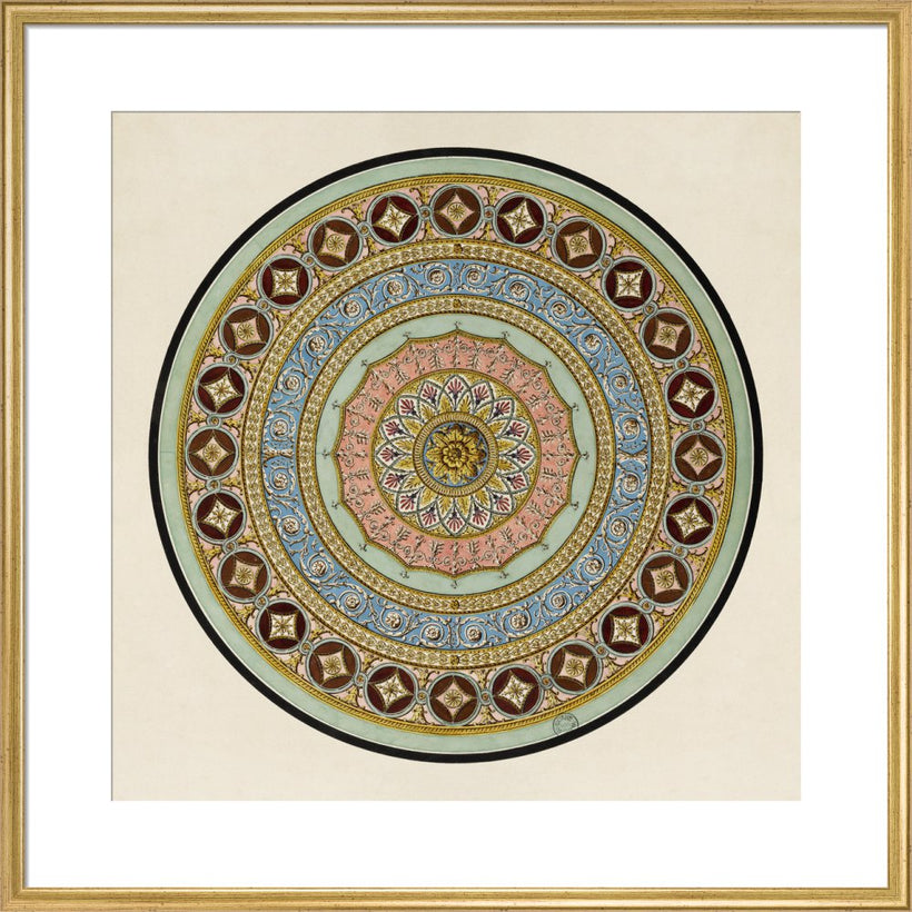 Unexecuted Manocchi Drawing for a Ceiling or a Carpet I, c1765-66