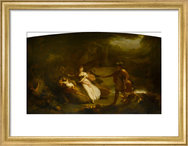 The Contention of Oberon and Titania for the Indian Boy from William Shakespeare's 'A Midsummer Night's Dream' Act II