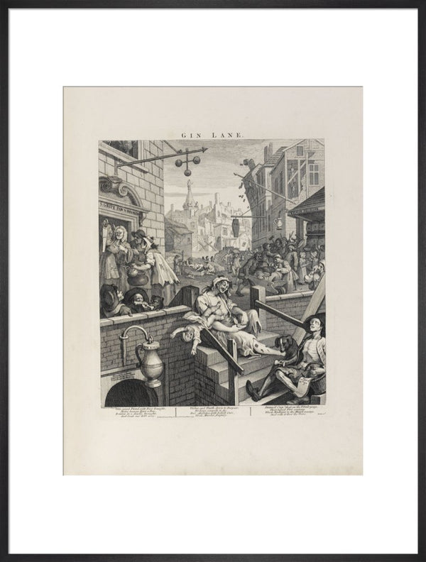 Gin Lane by William Hogarth