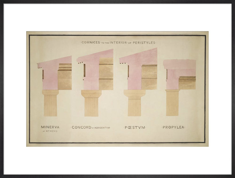 Doric Order: Cornices of Greek Buildings