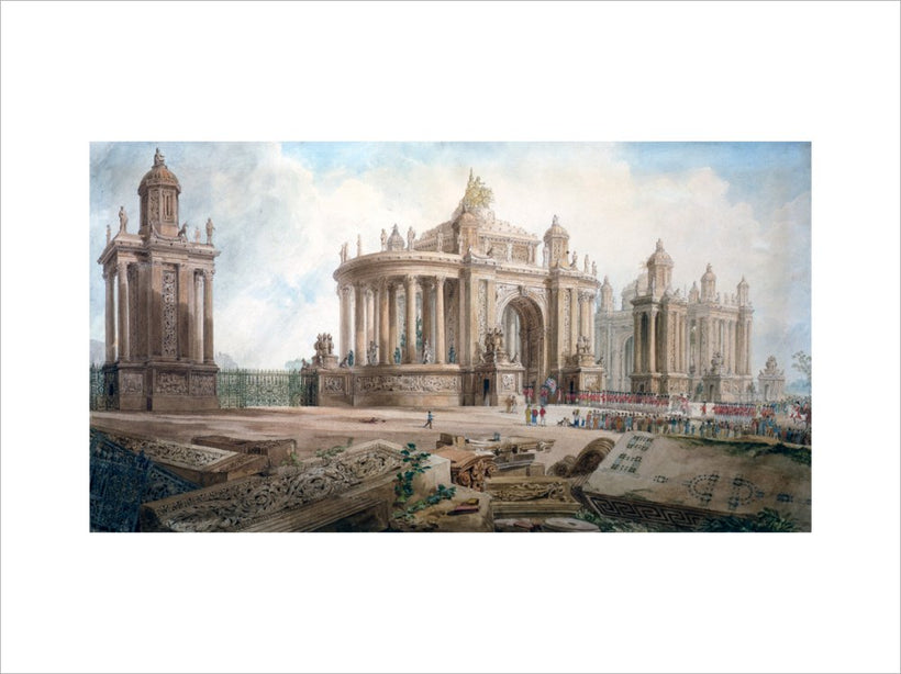 Design (by John Soane) for an Entrance to London
