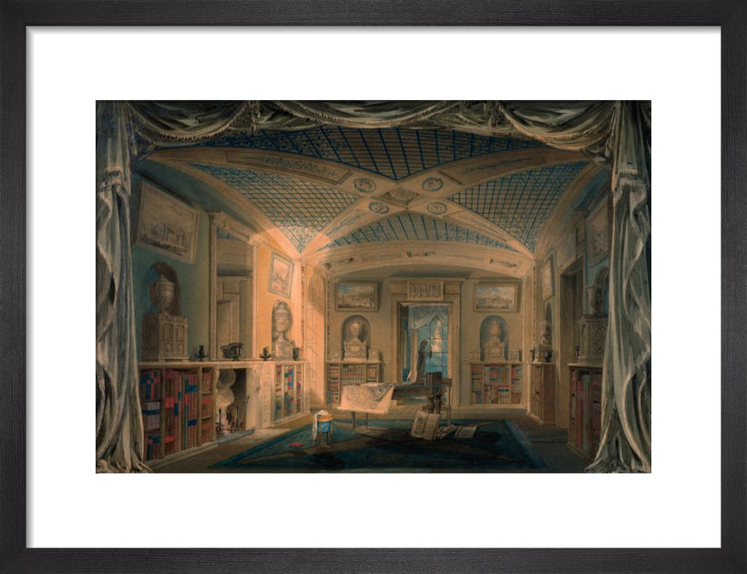 Design Perspective for the Decoration of the Library, Pitzhanger Manor.