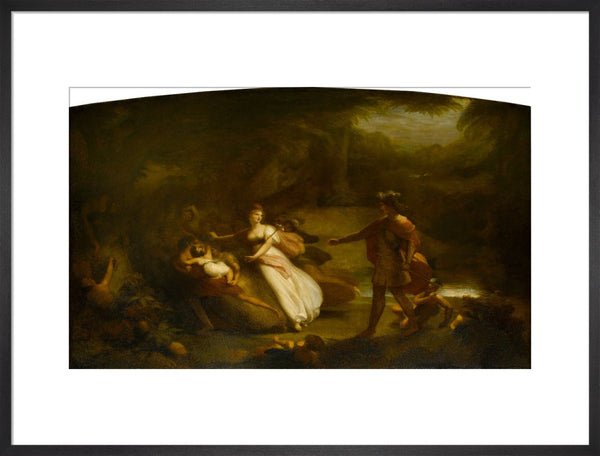 The Contention of Oberon and Titania for the Indian Boy from William Shakespeare's 'A Midsummer Night's Dream' Act II