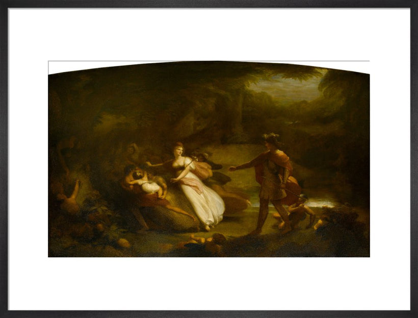 The Contention of Oberon and Titania for the Indian Boy from William Shakespeare's 'A Midsummer Night's Dream' Act II