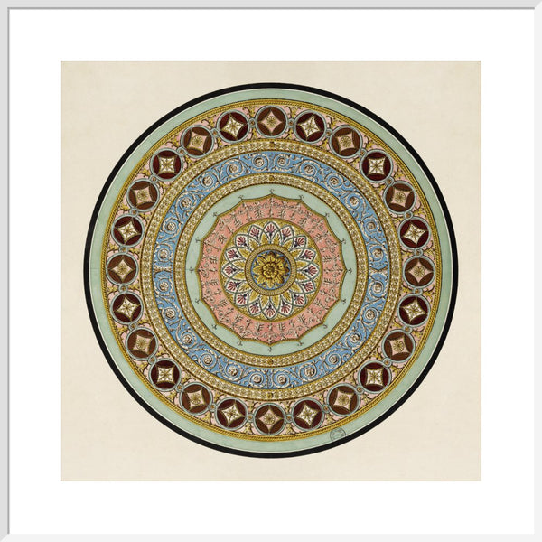 Unexecuted Manocchi Drawing for a Ceiling or a Carpet I, c1765-66