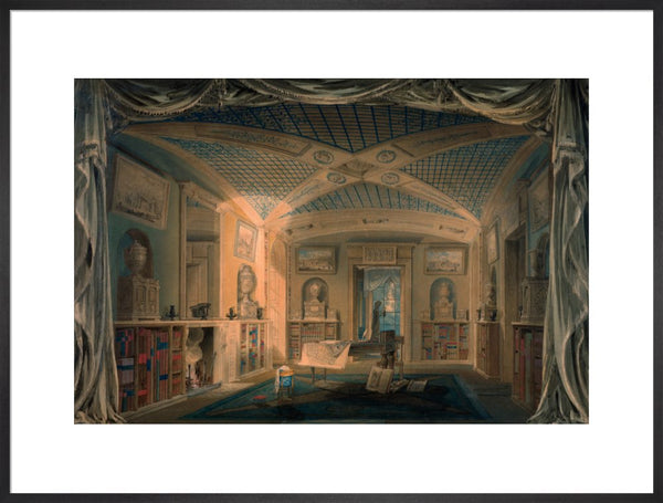 Design Perspective for the Decoration of the Library, Pitzhanger Manor.