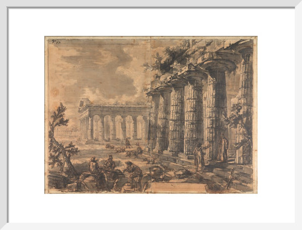 Paestum, Italy, Basilica and Temple of Neptune