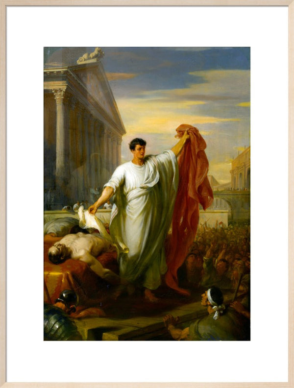 Marc Antony Reading the Will of Caesar