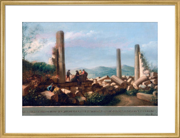 View of the Remains of the Temple (supposed to be of Castor and Pollux) in Agrigentum (5 of 6)