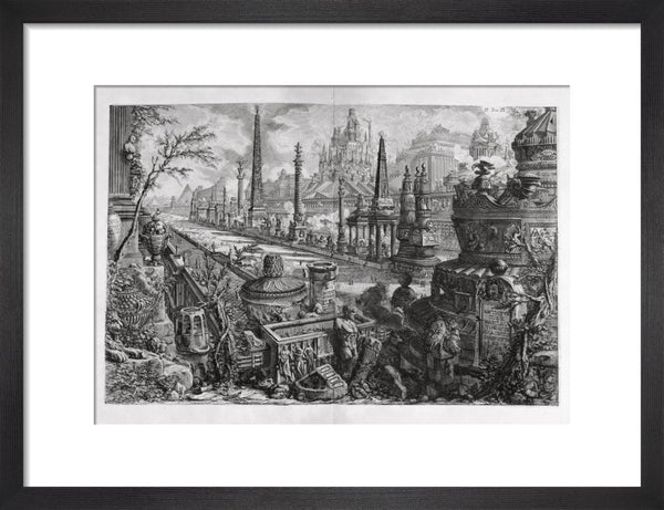 Circus of Mars with neighbouring Monuments viewed at the Via Appia