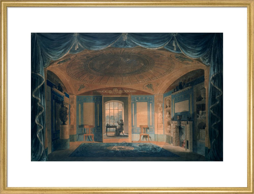 Design Perspective for the Interior Decoration of the Breakfast Room, Pitzhanger Manor.