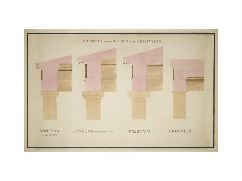 Doric Order: Cornices of Greek Buildings
